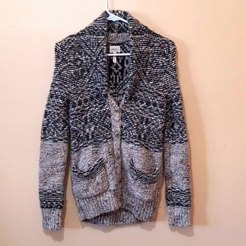 Wilfred Free Wool Alpaca Blend Cardigan Sweater